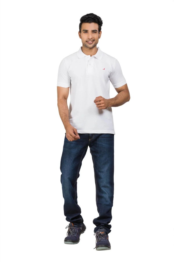 alamo classic fit men's polo shirt – cotton rich pique, 220 gsm