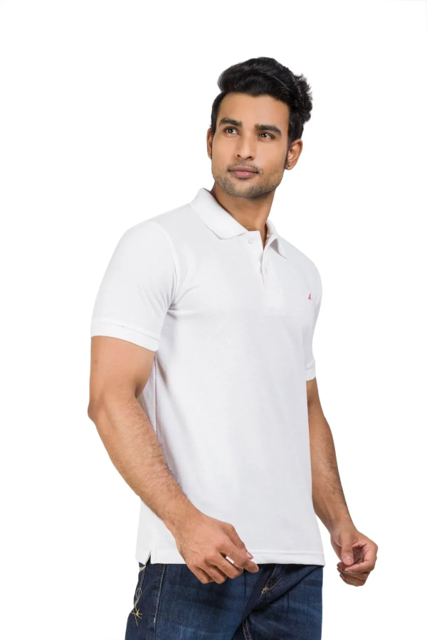 alamo classic fit men's polo shirt – cotton rich pique, 220 gsm