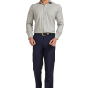 torino classic fit shirt – cotton rich, light grey, 115 gsm