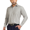 torino classic fit shirt – cotton rich, light grey, 115 gsm
