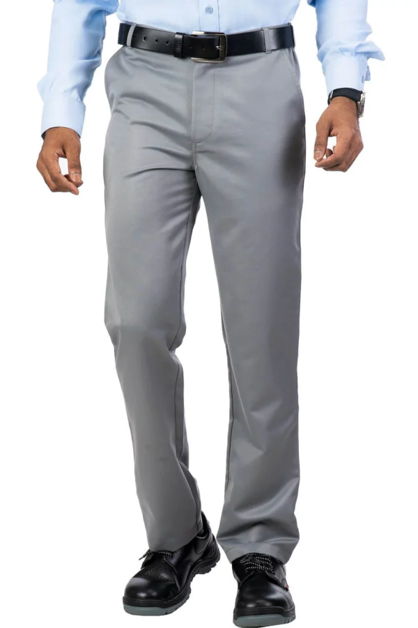 Hudson Classic Fit Formal Trousers-Polyester Viscose Blend