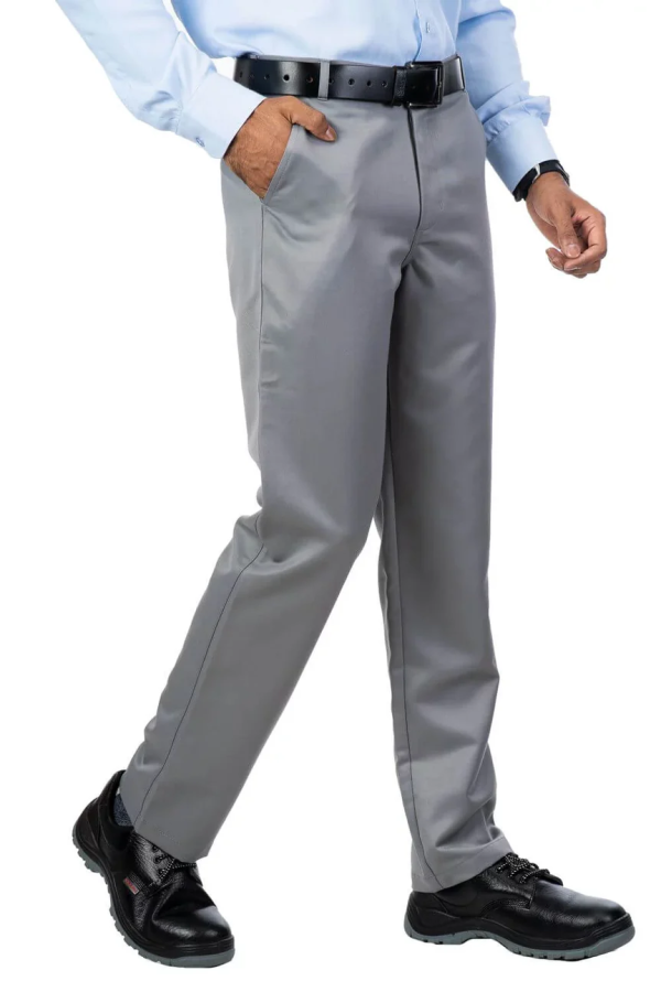 hudson classic fit formal trousers polyester viscose blend