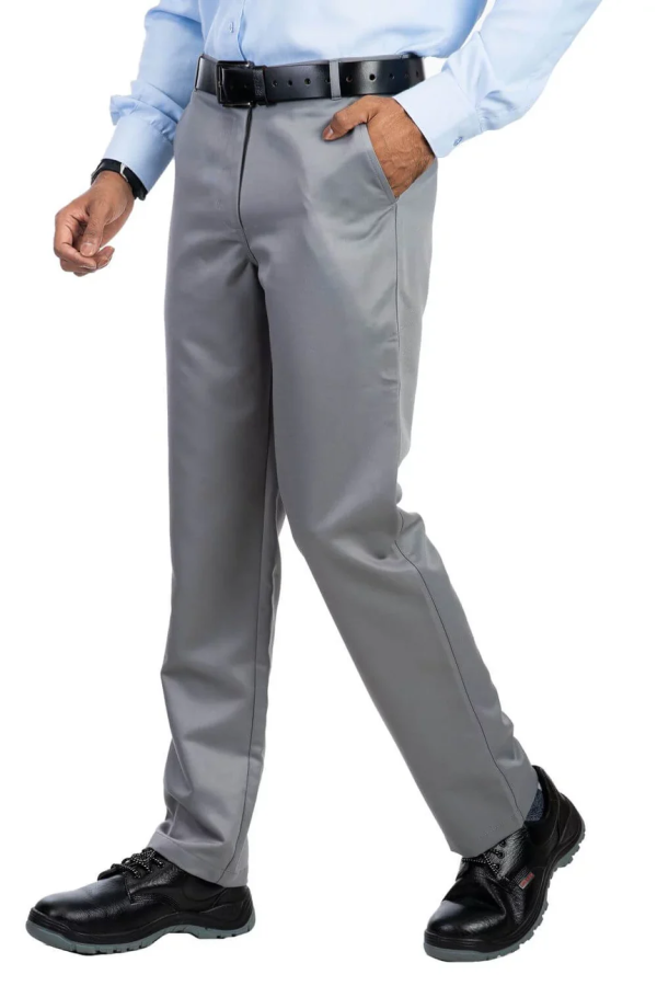 hudson classic fit formal trousers polyester viscose blend